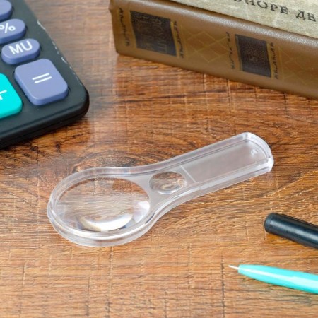 Lupa with a transparent case 5x, 10x, d = 18 mm d = 45 mm