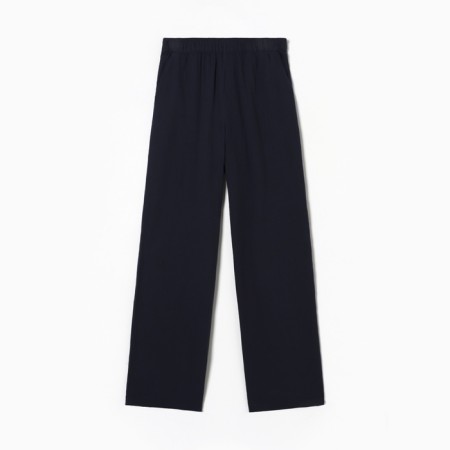 Women's trousers, free cut MIST MUSLIN size XS, col. grey-4