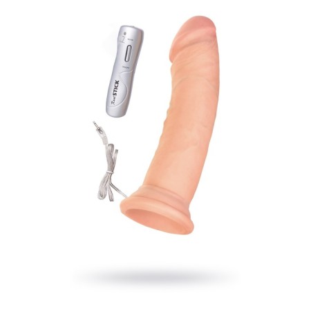 Realistic vibrator Toyfa Realstick Elite Vibro, TPR, bodily, 7 vibration modes, 20 cm 764728