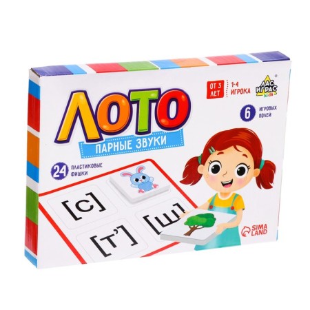 Loto "Paired Sounds", 1-4 player, 3+-3