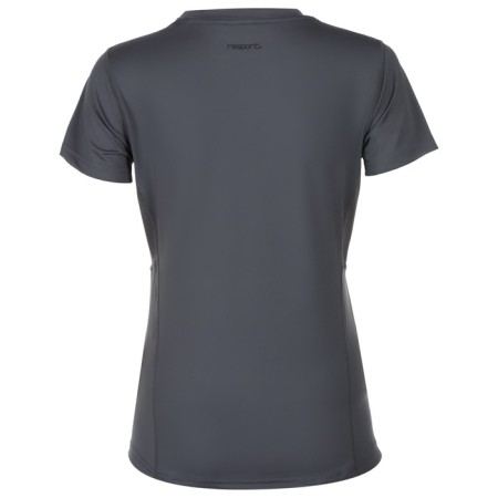 Women's T -shirt with inserts, basic, size m (46), gray color-11