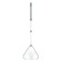 Sitty telescopic tescopic pitch, 180 cm, triangular rim 50 cm, nylon