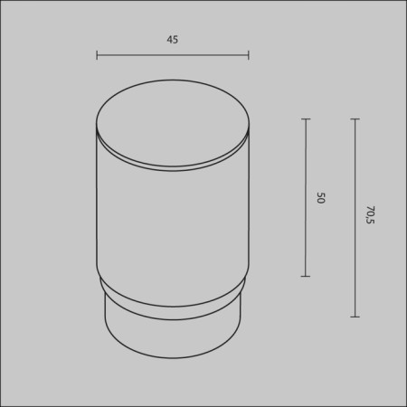 Matty diffuser for Focus LED 5W, 52x52 mm, white-3