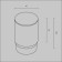 Matty diffuser for Focus LED 5W, 52x52 mm, white