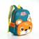 Children's backpack 24.5*11*32, lightning department, 3 n/k, bear, green/orange