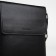Male bag over the shoulder, Textura, external pocket, black color