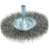 Brush for a bison drill 35198-063_z02, disk, twisted, steel, 0.3 mm, 63 mm