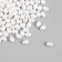 Beads for creativity plastic "Pearls White oval" set 20 grams 0.5x0.5x0.7 cm