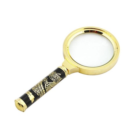Lupa with a souvenir handle Veber L70, 7x, diameter 70 mm, in a case