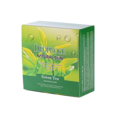 Face and body cream with green tea extract DEOPROCE 100 gr.