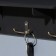 Key with a shelf "Happiness lives here" black color, 28x23x7.5 cm