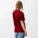 Women's T -shirt, burgundy color, size 50