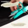 Scissors for cutting threads, with a ring, 12 cm, color mix