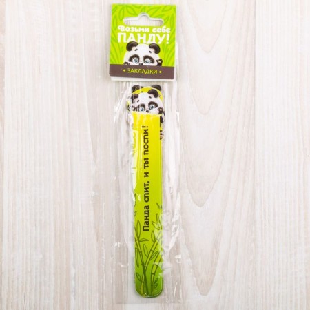 A set of curly bookmarks "Take yourself a panda!", 5 pcs-3