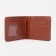 Male purse without fastening, for bills, for cards, brown color