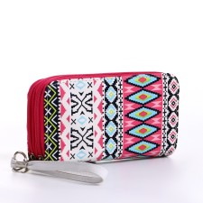 Women's wallet with lightning, pink color