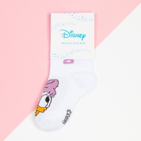 Носки для девочки «Дейзи», DISNEY, 12-14 см, цвет белый-2