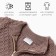Jumper Children's Knitted Minaku, Coffee Color, Height 86-92 cm