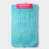 Fluffing shaft rug, 50 × 80 cm, azure color