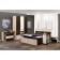 Venice 10 bedside table, box, 600x380x400 mm, color ash shimo light / wenge