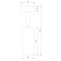 Lamp ceiling Elektrostandard, Diffe LED 39x39x155 mm, IP20, silver color