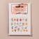 Slider - nail design "Flower happiness", packing 6 pcs, multi -colored