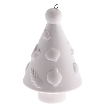 Christmas tree decoration for painting "Christmas tree with a garland" with a suspension, brush-4