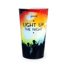 GAUSS light glass, turning on from the drink, the LCUP Party, 3XLR44 LED model