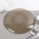 Dessert plate Basilico, D = 17 cm, brown color
