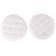 A set of reusable inserts for a bra, 6 layers, 2 pcs., White color