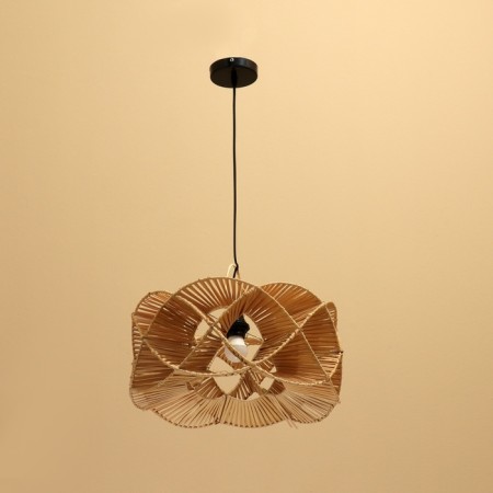 Ceiling Lamp from Rotan "Alvi" 1x120W, E27, 40x40x25 cm-1
