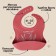 Set for feeding: bib, plate on the suction cup, spoon, m & b, cherry