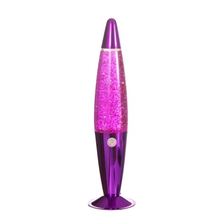 Lava-lamp "Rocket" 1x30W E14-R39 (sparkles) pink 11x11x41cm-7