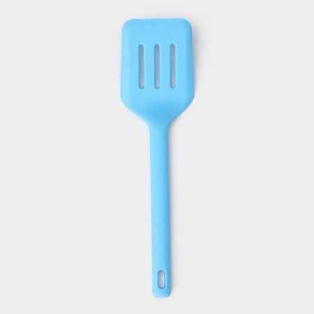 Lum spatula with slots "luxury", 29.5 × 8 × 3 cm, blue color-3