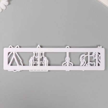 Catter for polymer clay "Princess Castle" 5.5x24.8x0.7 cm-1