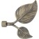 Tip "leaves", d = 20 cm, color gold