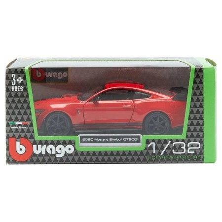 BBURAGO Mustang Shelby GT500 2020, Die-Cast, 1:32, Red color-11