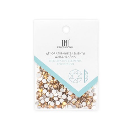 Rhinestones "Crystal", No. 10 Light Topaz, 50 pcs-1