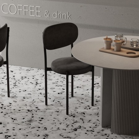 Kaja chair, 500 × 510 × 805 mm, matting, black color-1