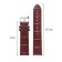 Watch strap, male, 20 mm, harness 75 mm, larynx 115 mm, genuine leather, dark brown