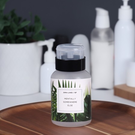 The bottle - a bottle of pumping "another place", 250 ml, green, black-2