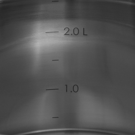 Orion pan, 2.5 l, d = 18 cm, glass cover, heat distribution bottom, induction-2