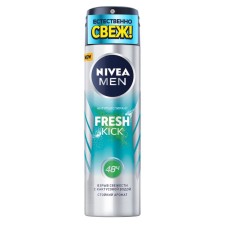 Дезодорант-антиперспирант спрей Nivea Men "Fresh Kick" эффект свежести, 150 мл