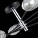 Ceiling EVOLUCE lamp. Sle155512-08. Gloa. 8x40 watts, E14, 84x84x22 cm, black color, chrome