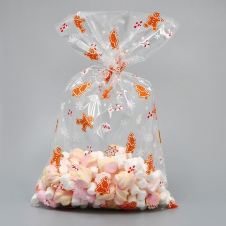 BOPP package "New Year's attributes", 25 x 40 cm, New Year-1