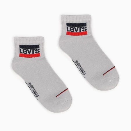 Noski shortened, light gray color, size 23-25-1