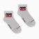 Noski shortened, light gray color, size 23-25