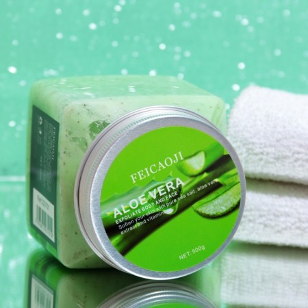 Cream-scrub for body renewing from aloe vera 500 ml-1