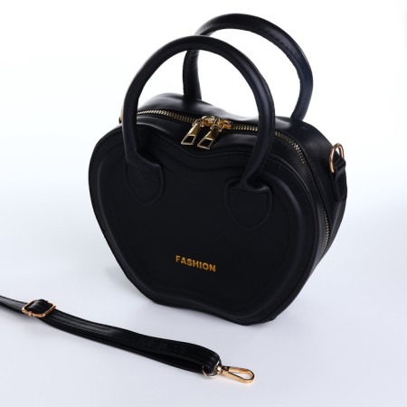 Bag Women's Cross-Bodi with a zipper, black color-9