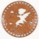 Donyshko for knitting Carved “Magic Fairy”, Circle 15 cm, HDF 3 mm